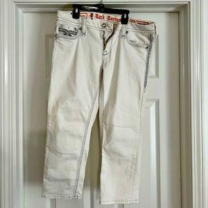 Rock Revival Capri Jeans size 30 Karia Easy Crop